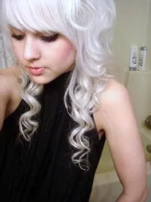 Belleza Emo: Chicas pelo rizado Emo