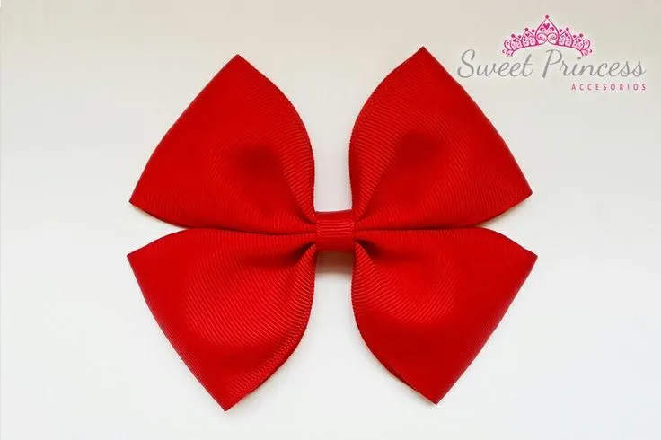 Bello lazo rojo! De 12x10cm #lazos #hairbows #bow #red #rojo #chic ... Bello lazo rojo! De 12x10cm #lazos #hairbows #bow #red #rojo #chic ...