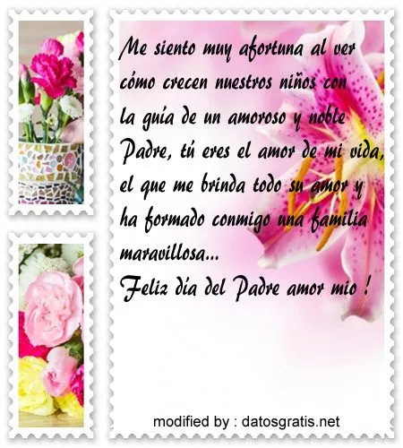 Bellos Mensajes Para Mi Esposo En El Día Del Padre Con Imàgenes ... Bellos Mensajes Para Mi Esposo En El Día Del Padre Con Imàgenes ...