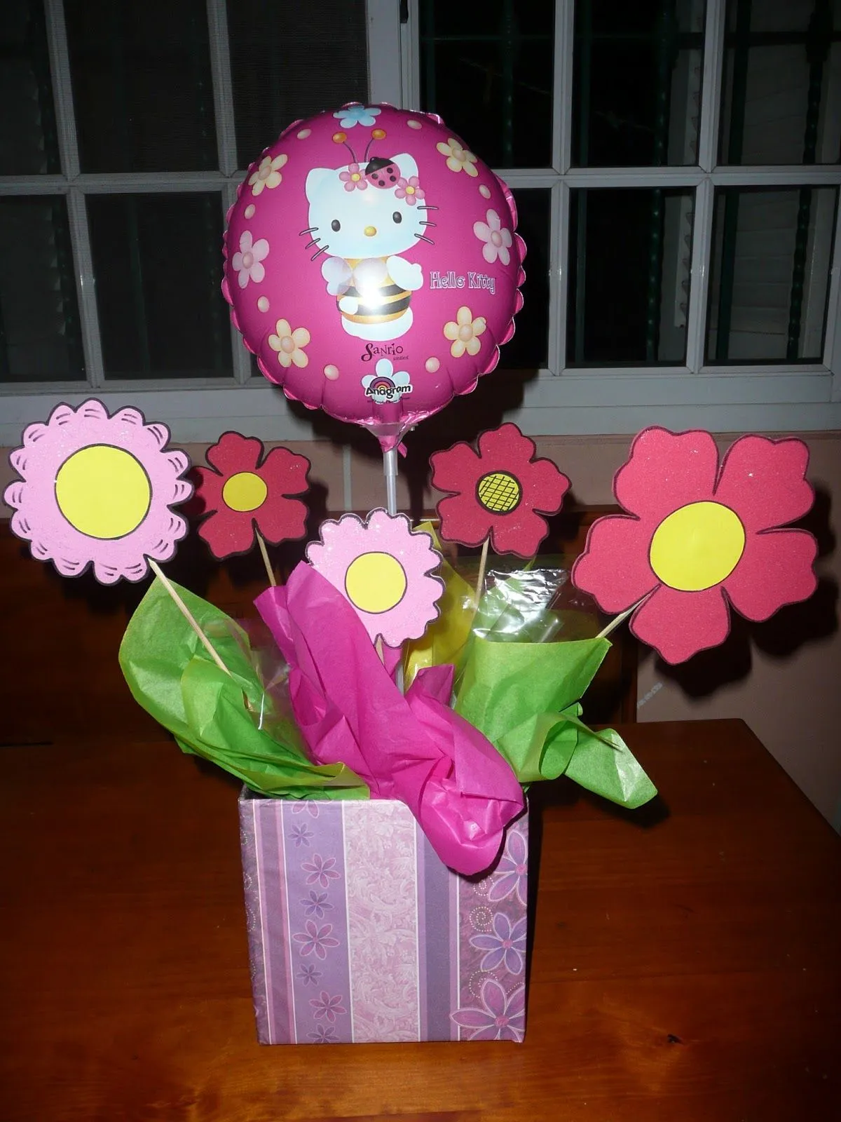 Bellos Recuerdos: Centros de Mesa Hello Kitty