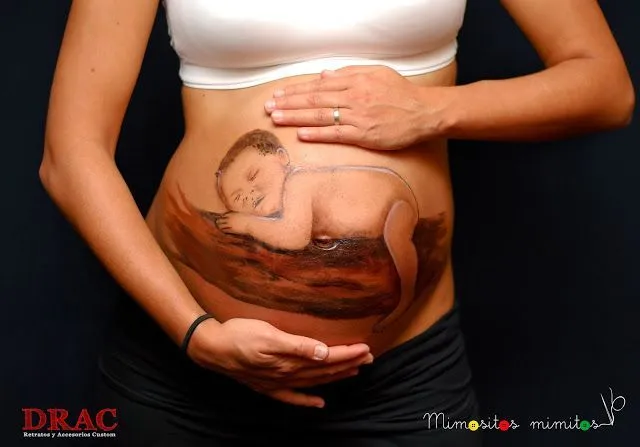 bellypaint #bodyart #bodypaint #embarazadas #bebes #pregnant ...
