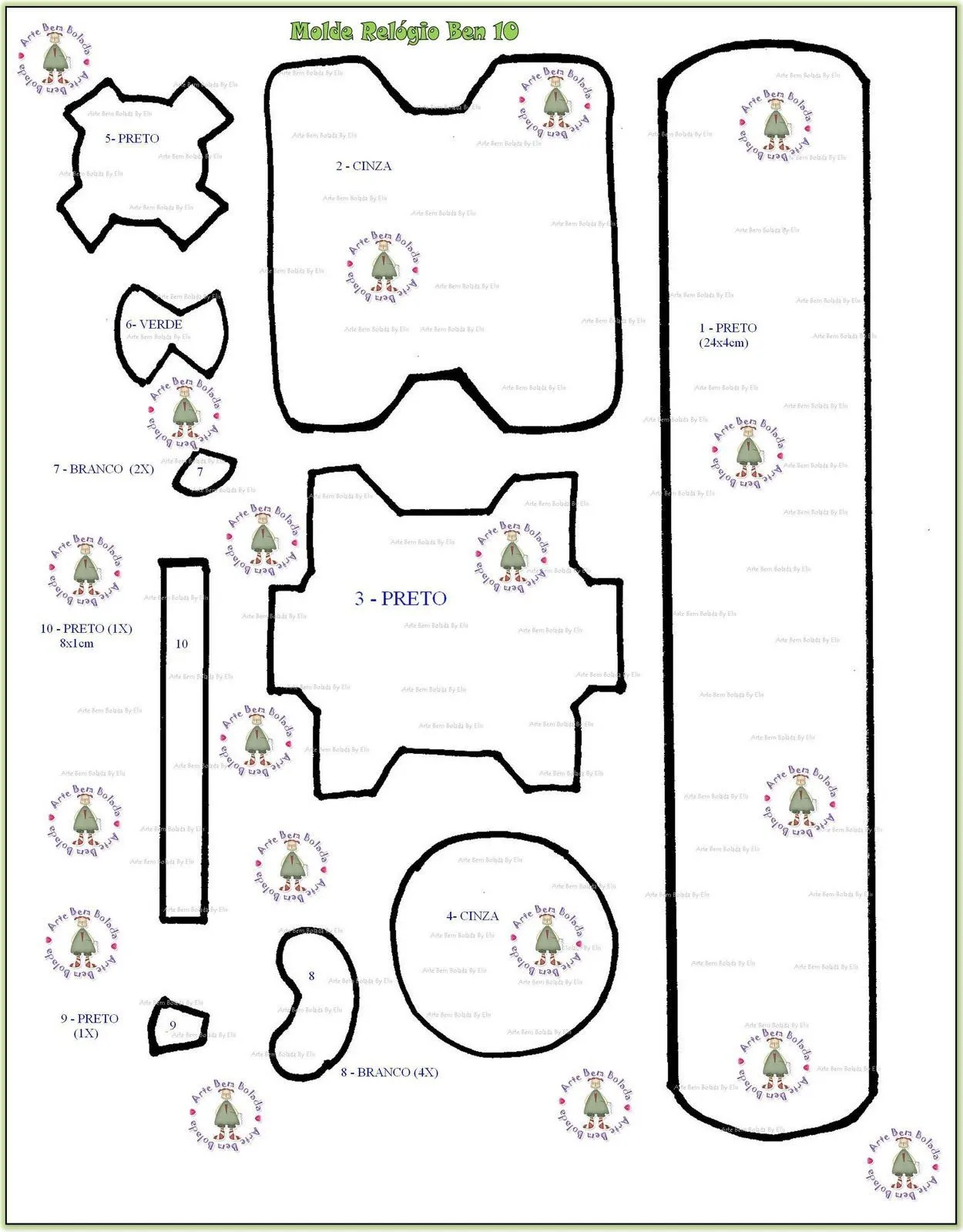 ben 10 - 3de3 | Riscos e moldes | Pinterest | Ben 10