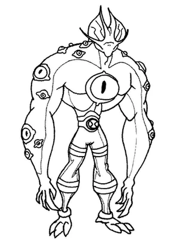 Ben 10 para colorear
