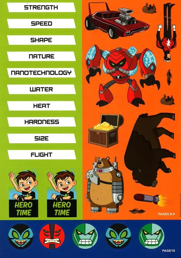 Ben 10 Mega Sticker Workbook - Big Bad Wolf Books Sdn Bhd (Philippines)