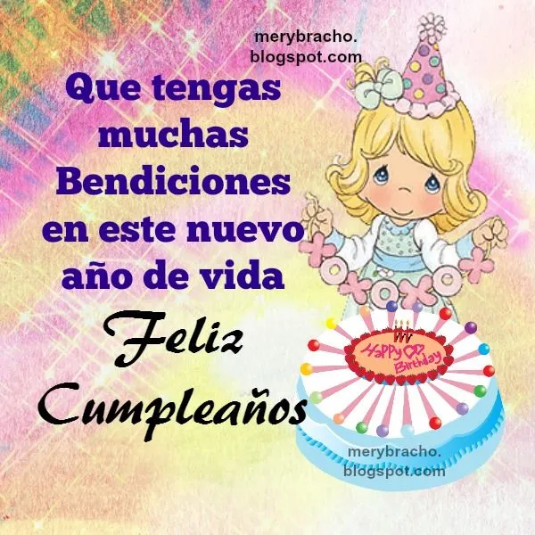 Que tengas Bendiciones. Feliz Cumpleaños. Lindo Mensaje Cristiano ... Que tengas Bendiciones. Feliz Cumpleaños. Lindo Mensaje Cristiano ...