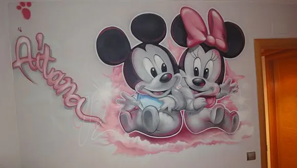 Berok Graffiti mural profesional en Barcelona: Dibujo en pared ... Berok Graffiti mural profesional en Barcelona: Dibujo en pared ...