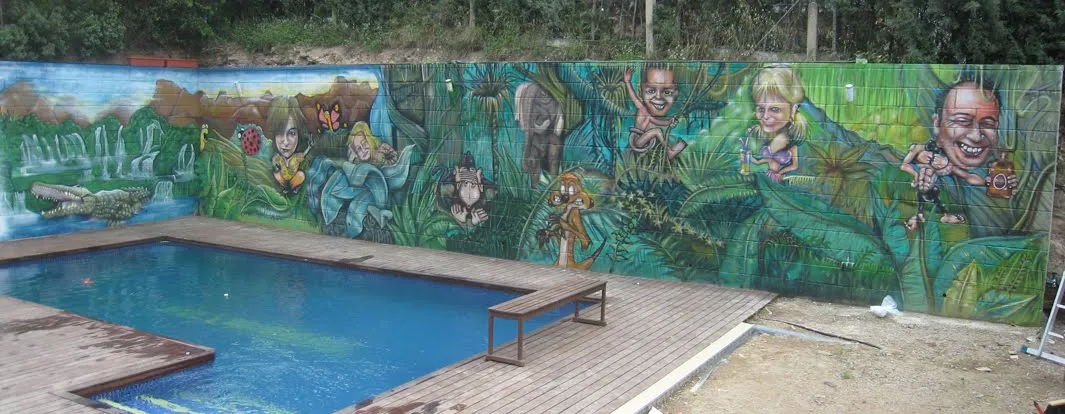 Berok Graffiti mural profesional en Barcelona: Pintura mural en ... Berok Graffiti mural profesional en Barcelona: Pintura mural en ...
