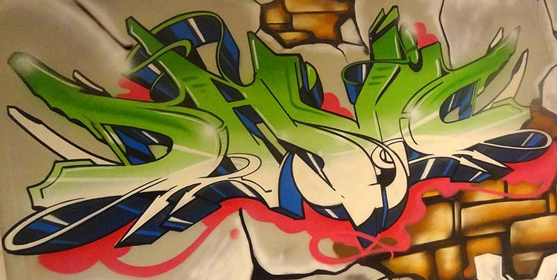 Berok Graffiti mural profesional en Barcelona: Ideas decoración ...