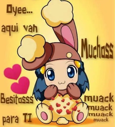 Muchos besitos para ti - Imagenes con Frases, Fotos y Carteles ... Muchos besitos para ti - Imagenes con Frases, Fotos y Carteles ...