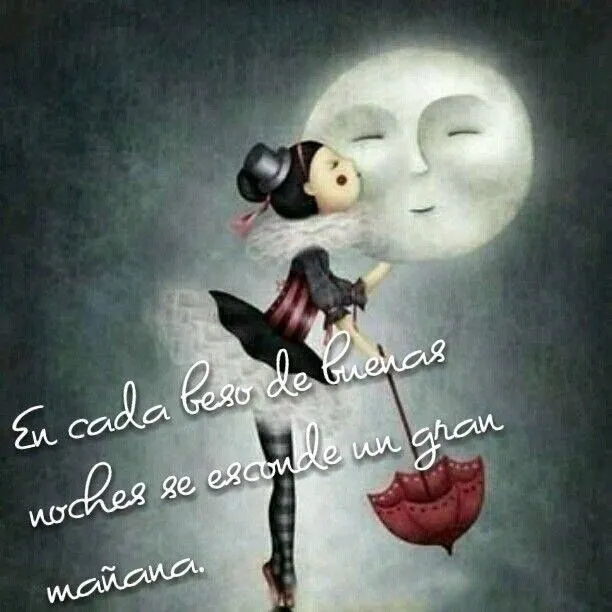 Beso de buenas noches | Coisas Escritas | Pinterest