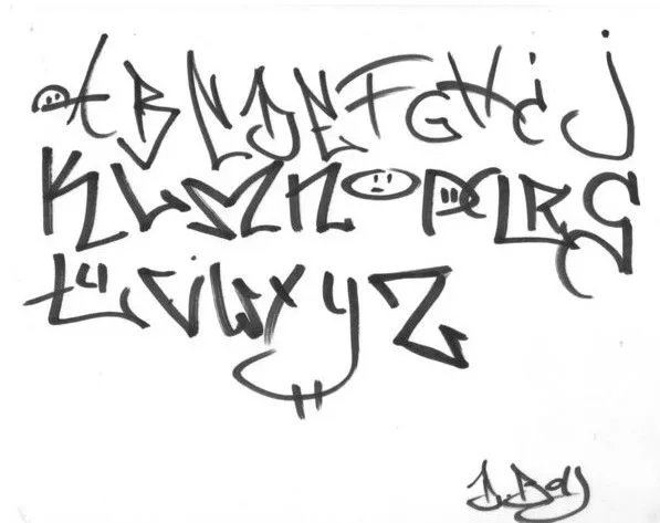 Tag Graffiti Alphabet by BerkdaNgriv | New Graffiti Tag Graffiti Alphabet by BerkdaNgriv | New Graffiti