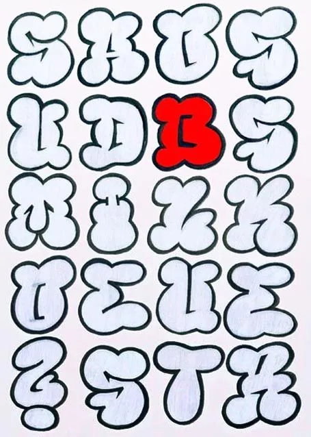 Best Graffiti World: New Fonts Graffiti Alphabet Bubble