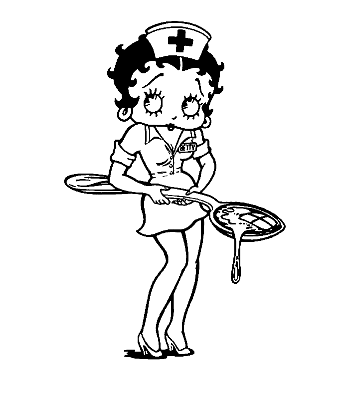 Betty Boop - Dibujos para imprimir y colorear Betty Boop - Dibujos para imprimir y colorear