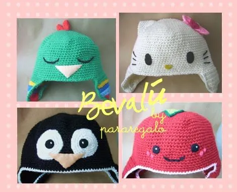 Crochet chino gorros patrones - Imagui