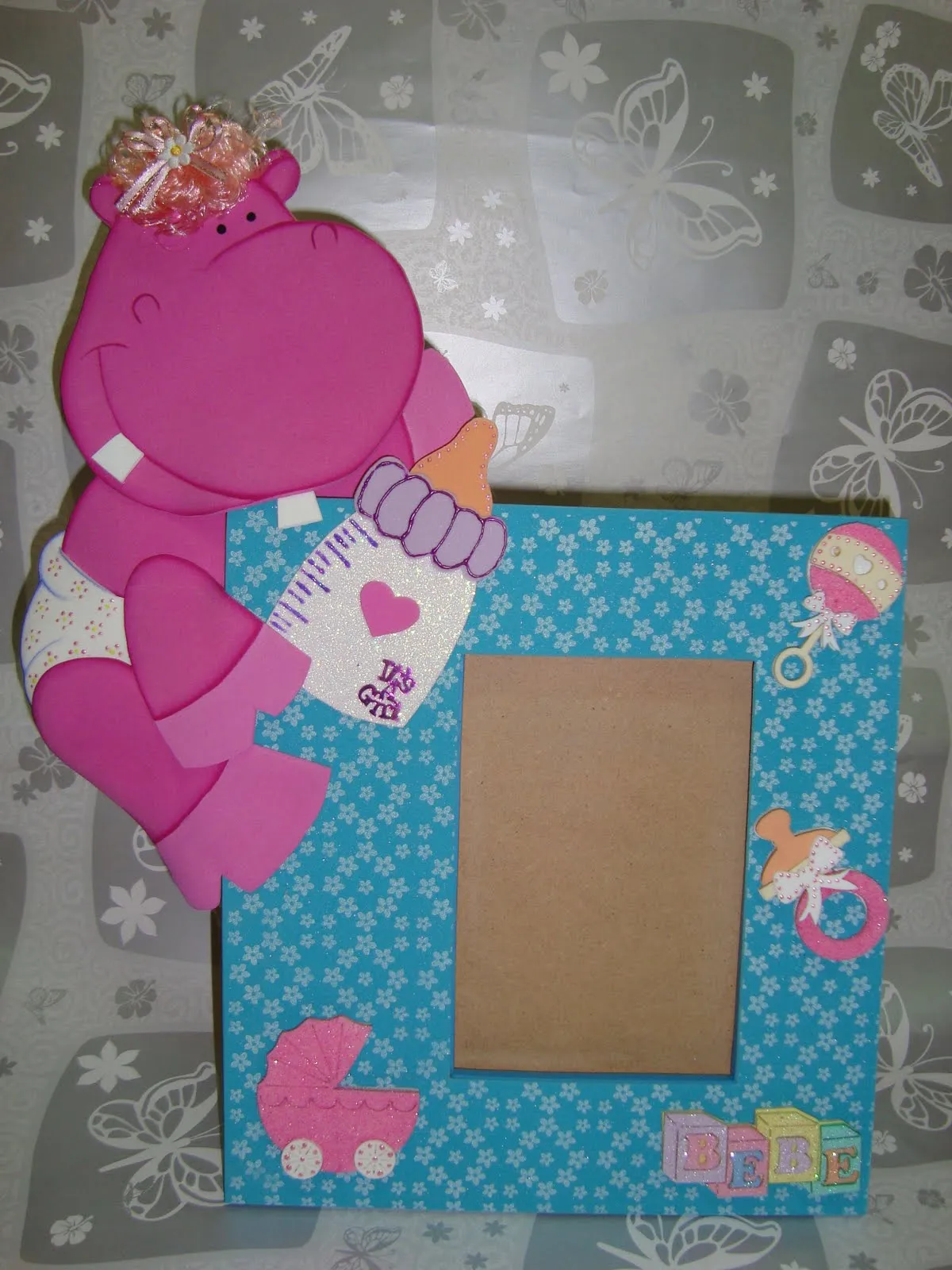 Bi-Amore Arte: Portaretrato Hipopotamo!!