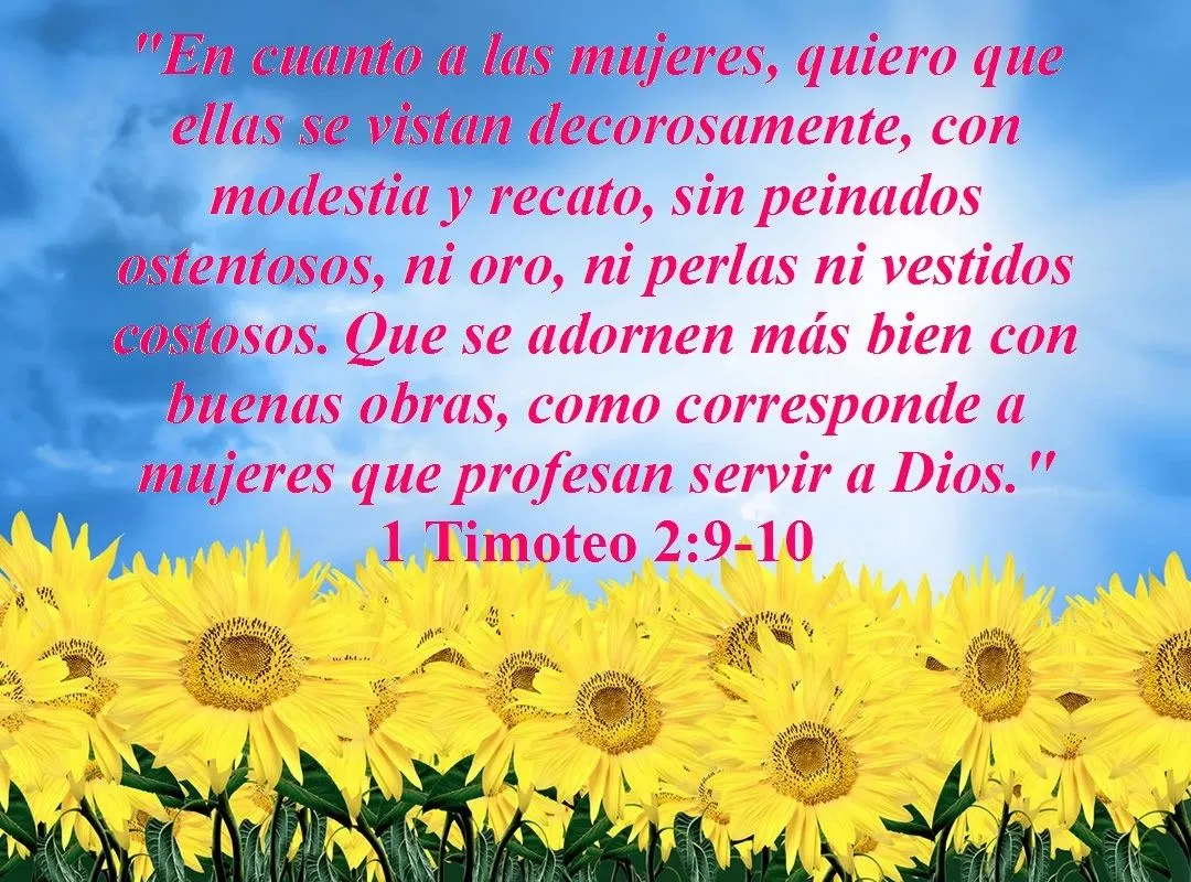 Qué dice la Biblia acerca de la modestia? – 1 Timoteo 2:9-10 ... Qué dice la Biblia acerca de la modestia? – 1 Timoteo 2:9-10 ...