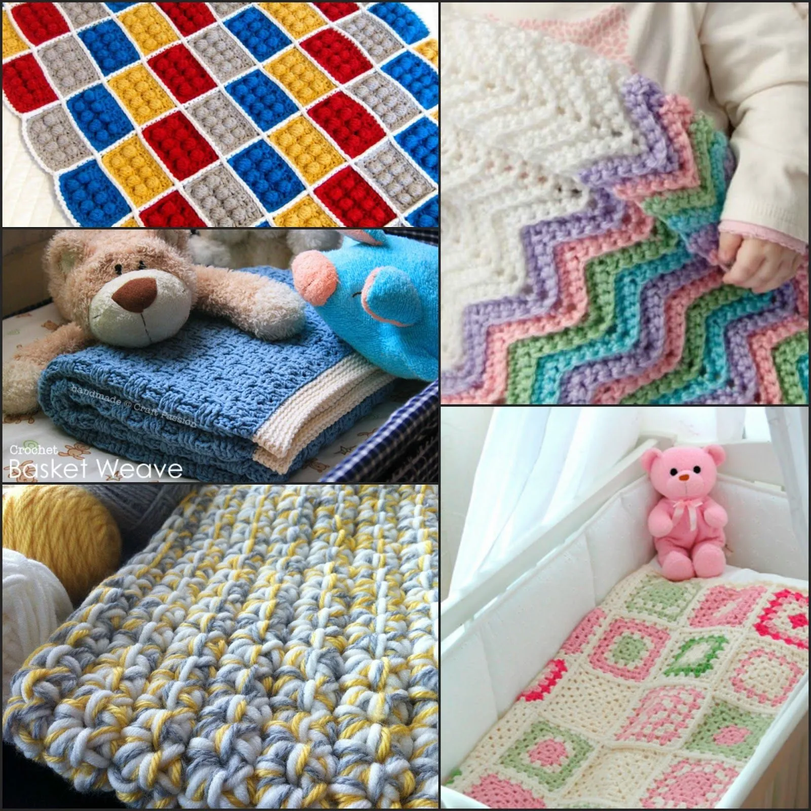 Bichus Amigurumis: Patrones Gratis de Mantas para Bebes