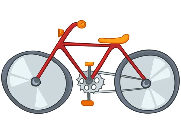 Bicicleta de dibujos animados — Vector stock © rastudio #8680947