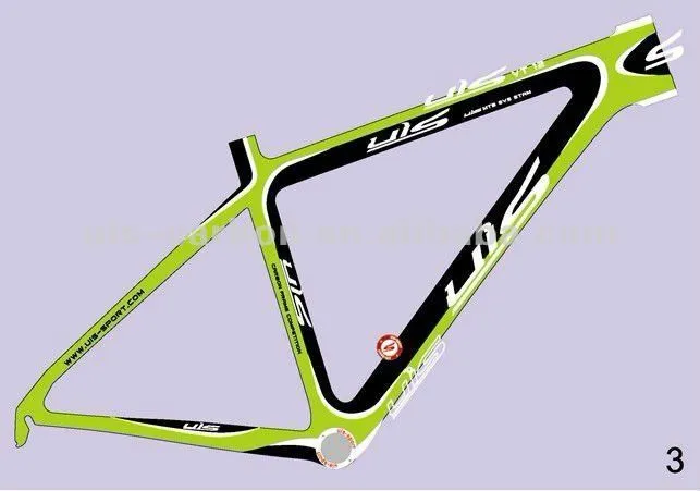La bicicleta del mtb del marco, Pintar colores y calcomanías están ... La bicicleta del mtb del marco, Pintar colores y calcomanías están ...