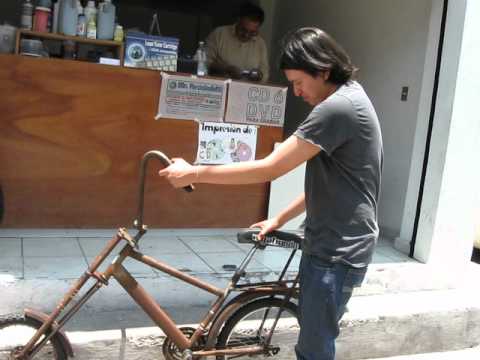BICICLETA VAGABUNDO CLASICA RAT ROD - YouTube