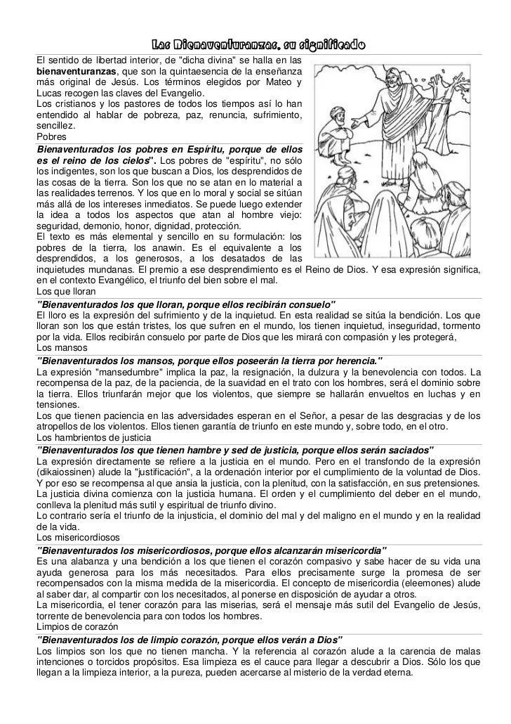 Las bienaventuranzas