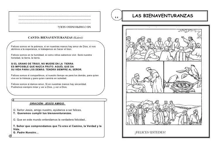 Bienaventuranzas para niños significado - Imagui