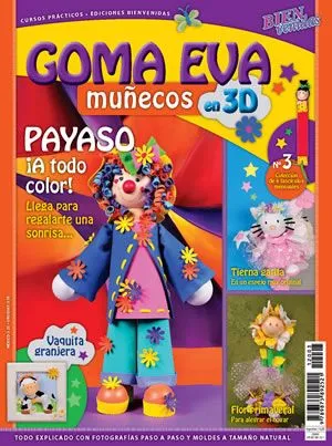 Bienvenidas Goma Eva: Muñecos en 3D (nº3) | Arcilla de Metal ... Bienvenidas Goma Eva: Muñecos en 3D (nº3) | Arcilla de Metal ...