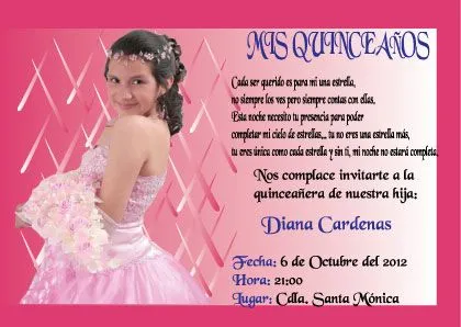 BIENVENIDOS AL BLOG DE HILDA CARRASCO: TARJETA DE INVITACIÓN BIENVENIDOS AL BLOG DE HILDA CARRASCO: TARJETA DE INVITACIÓN