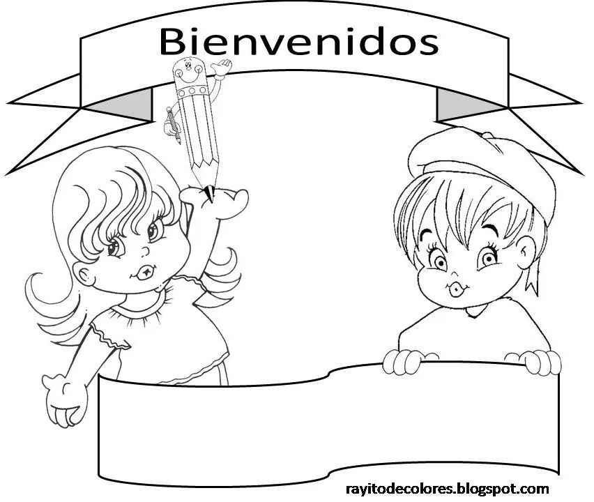 Bienvenidos a clases para ambientar el aula | Rayito de Colores Bienvenidos a clases para ambientar el aula | Rayito de Colores