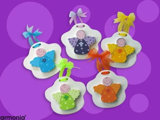 Angelitos de bautizos - Imagui