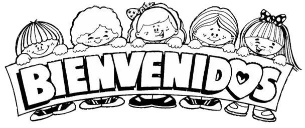 Cartel de bienvenidos para colorear - Imagui Cartel de bienvenidos para colorear - Imagui