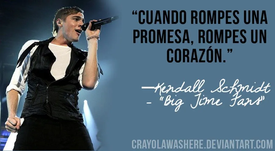 BIG TIME RUSH: Frases de kendall