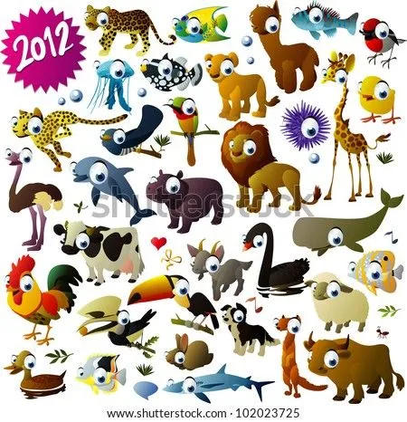 Big Vector Animal Set - 102023725 : Shutterstock Big Vector Animal Set - 102023725 : Shutterstock