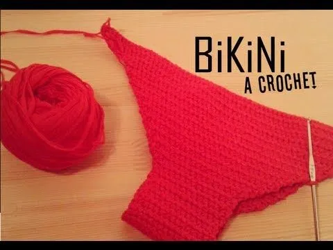 BiKiNi a CROCHET (ganchillo) - PARTE 1 DE 3 - YouTube