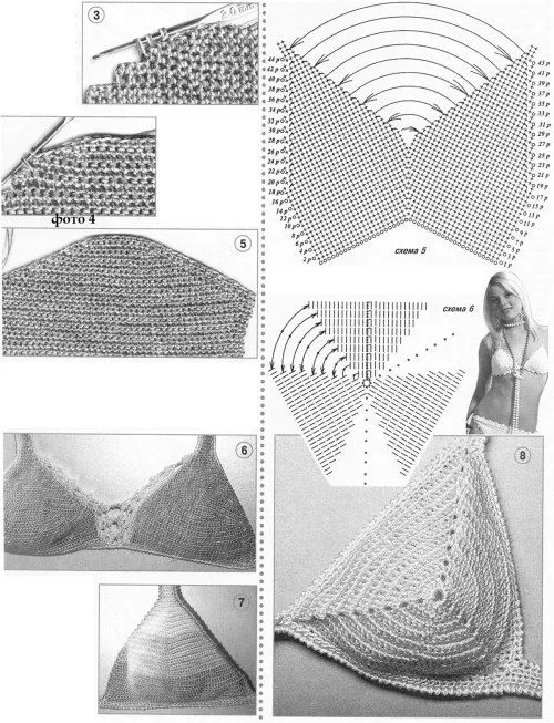 Bikini crochet patron - Imagui