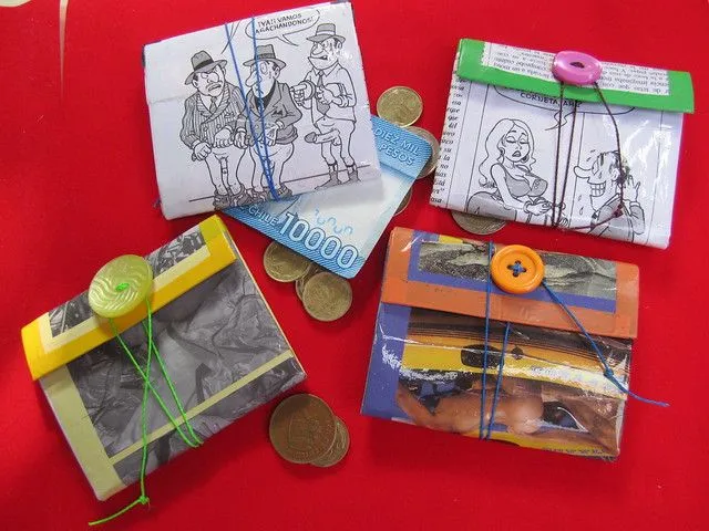 Cómo hacer billeteras de tetrapack