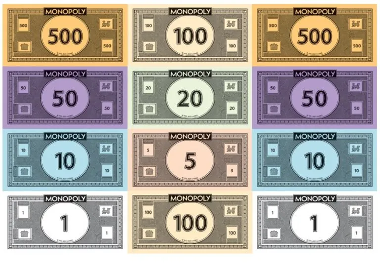 Billetes de Monopolio | PDF