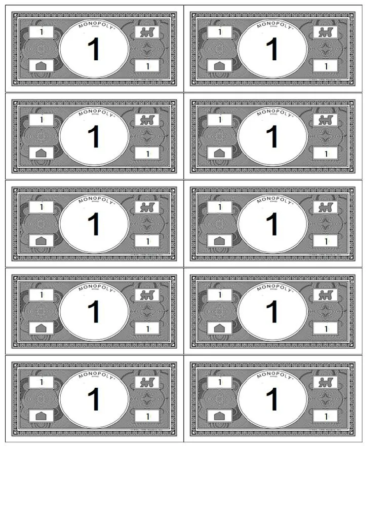 Billetes Monopoly | PDF