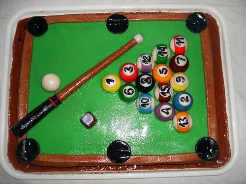 billiard pool cake | Flickr - Photo Sharing!