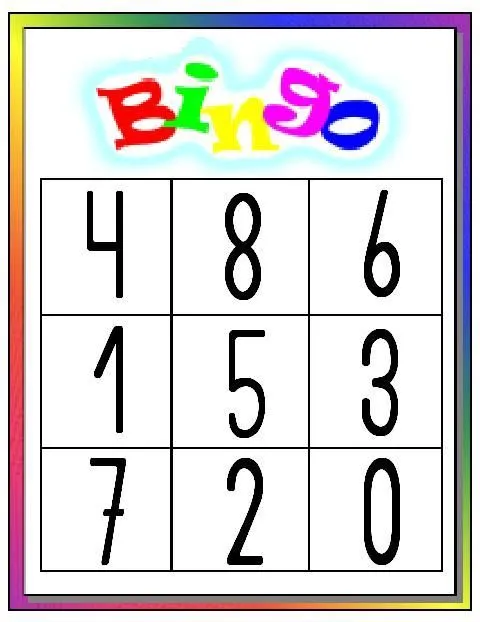 Bingo de numerales del 0 al 19 primer grado | Wchaverri's Blog Bingo de numerales del 0 al 19 primer grado | Wchaverri's Blog