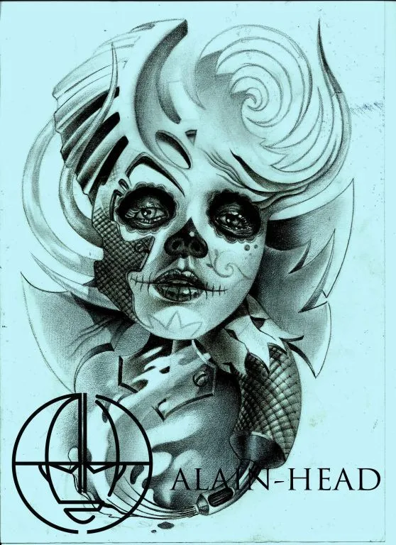 BIOMECANICO ALAINHEAD HEAD - Artelista.com