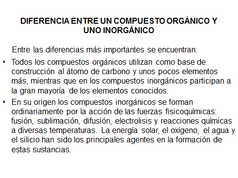 biomondragon: DIFERENCIA ENTRE COMPUESTOS ORGANICOS E INORGANICOS biomondragon: DIFERENCIA ENTRE COMPUESTOS ORGANICOS E INORGANICOS