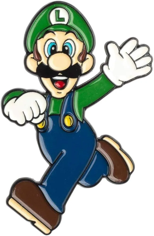 Bioworld - Super Mario Pin - Luigi | Accesorios Metálicos para Fiesta de Niños y Niñas, Bonita Papelería | Broches a Presión para Ropa, Mochilas, Juguetes y Manualidades | Bonito Regalo. : Bioworld - Super Mario Pin - Luigi | Accesorios Metálicos para Fiesta de Niños y Niñas, Bonita Papelería | Broches a Presión para Ropa, Mochilas, Juguetes y Manualidades | Bonito Regalo. :