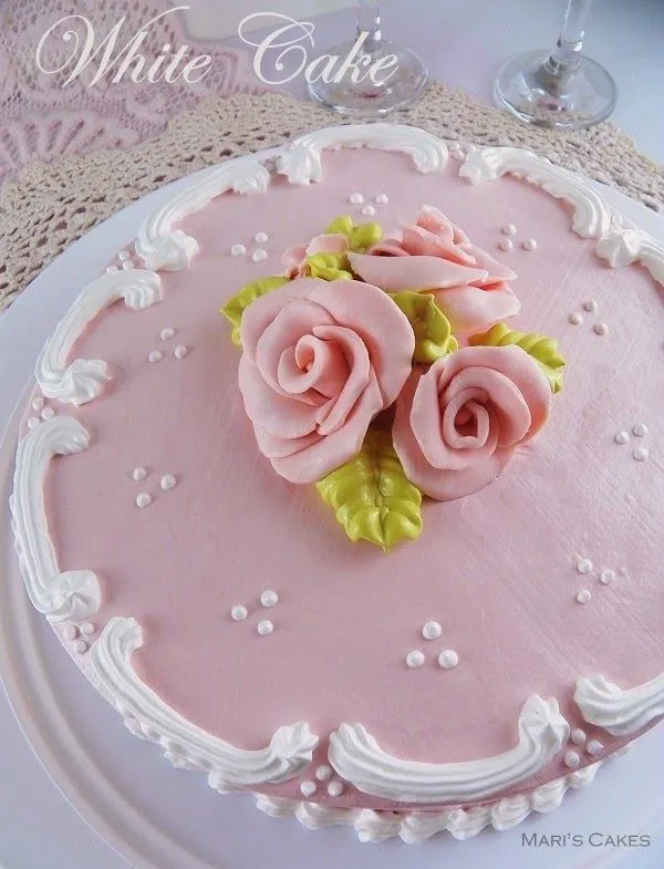 Bizcocho Blanco, White Cake Recipe | Mari's Cakes