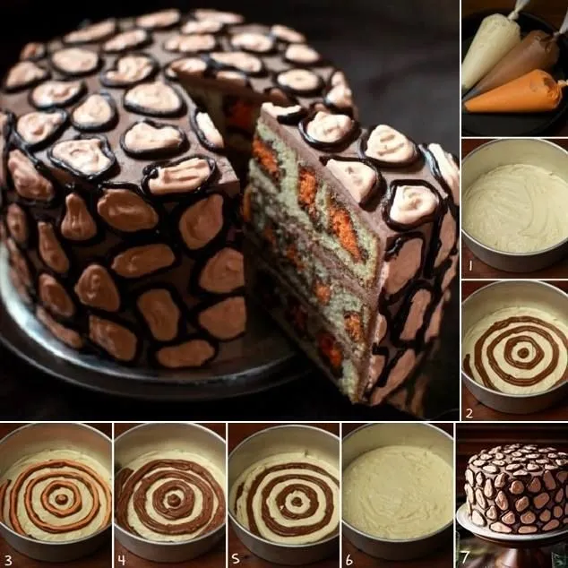 Bizcocho de leopardo paso a paso | tortas | Pinterest Bizcocho de leopardo paso a paso | tortas | Pinterest