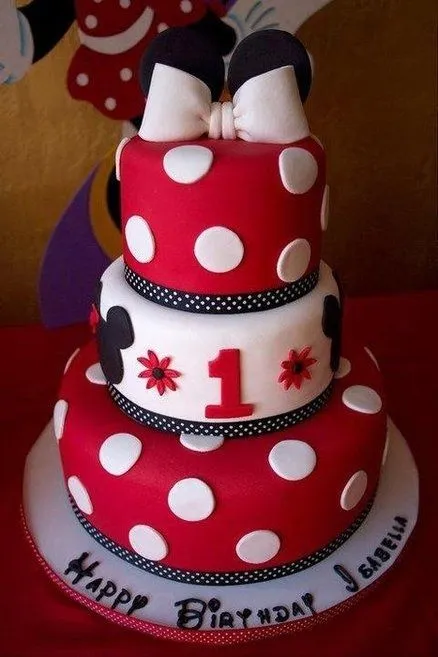 Minnie Cake Decoration | Party - Disney | Pinterest