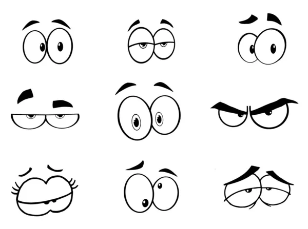 Black And White Expressional Eyes — Foto stock © HitToon #7277591 Black And White Expressional Eyes — Foto stock © HitToon #7277591