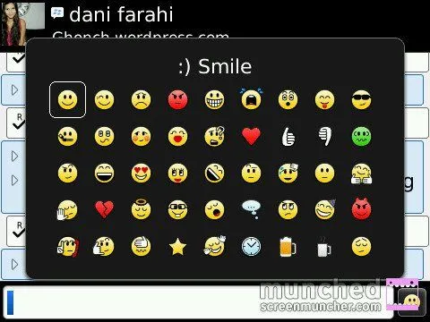 blackberry emoticon