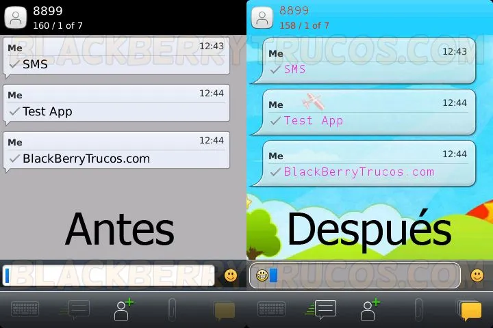 BlackBerry Trucos | Cómo Cambiar la Apariencia a SMS Mensajes en ... BlackBerry Trucos | Cómo Cambiar la Apariencia a SMS Mensajes en ...