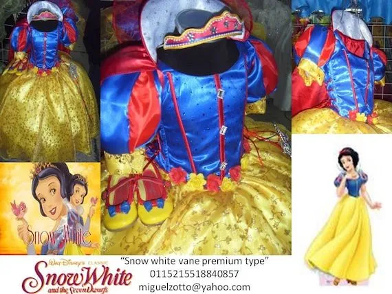 Blanca Nieves balncanieves vestido disfraz por miguelzottoyahoocom